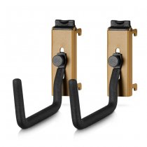 Savior Equipment Wall Rack System Adjustable J-Hook Large 2 Pack - RAL 8000