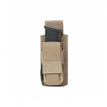 Warrior Single 9mm Pistol Magazine Pouch - Coyote