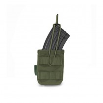 Warrior Single AK / SIG 550 Open Magazine Pouch - Olive