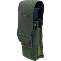 Pitchfork Closed Single Pistol Magazine Pouch - Ranger Green