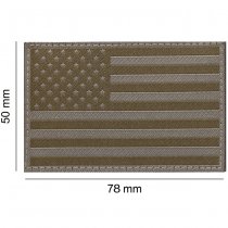 Clawgear USA Flag Patch - RAL 7013