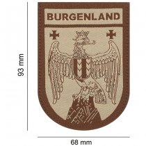 Clawgear Burgenland Shield Patch - Desert