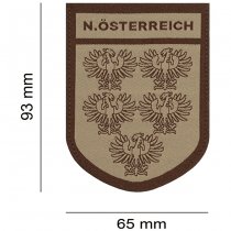 Clawgear Niederoesterreich Shield Patch - Desert