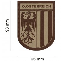 Clawgear Oberoesterreich Shield Patch - Desert