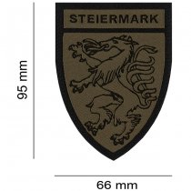 Clawgear Steiermark Shield Patch - RAL 7013