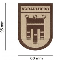 Clawgear Vorarlberg Shield Patch - Desert