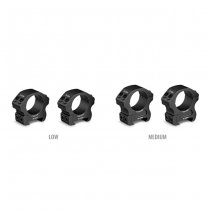 Vortex Optics Pro 1 Inch Riflescope Rings - Low