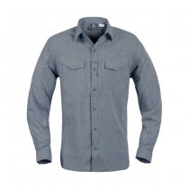 Helikon-Tex Defender Mk2 Gentleman Shirt - Melange Blue - L