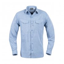 Helikon-Tex Defender Mk2 Gentleman Shirt - Melange Light-Blue - M