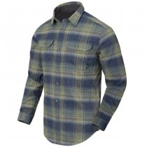 Helikon-Tex GreyMan Shirt - Blast Blue Plaid - S