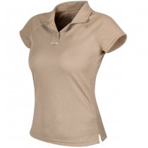 Helikon-Tex Women's UTL Polo Shirt TopCool Lite - Khaki - XL