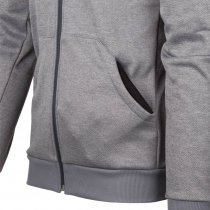 Helikon-Tex Urban Tactical Hoodie FullZip - Melange Black-Grey - S