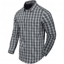 Helikon-Tex Covert Concealed Carry Shirt - Foggy Grey Plaid - L