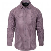 Helikon-Tex Covert Concealed Carry Shirt - Foggy Grey Plaid - 2XL