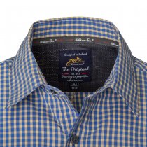 Helikon-Tex Covert Concealed Carry Short Sleeve Shirt - Royal Blue Checkered - M