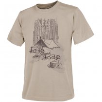 Helikon-Tex T-Shirt Home Sweet Home - Khaki