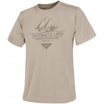 Helikon-Tex T-Shirt Outback Life - Khaki - 3XL