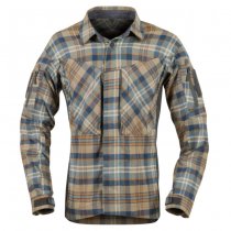 Helikon-Tex MBDU Flannel Shirt - Slate Blue Checkered - XS