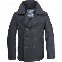 Brandit Pea Coat  - Black - M