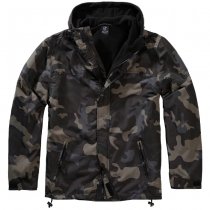 Brandit Windbreaker Frontzip - Dark Camo - L