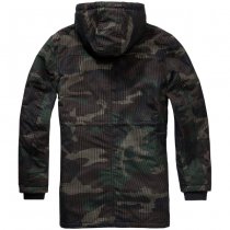 Brandit Grid-Camo Parka - Woodland - L