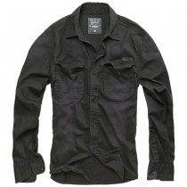 Brandit Denimshirt Hardee - Black - XL