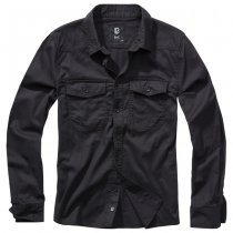 Brandit Flanellshirt - Black - 6XL