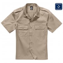 Brandit US Shirt Shortsleeve - Beige - L