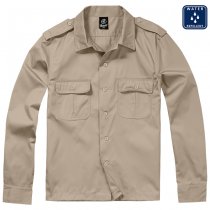 Brandit US Shirt Longsleeve - Beige - 4XL