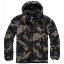 Brandit Teddyfleece Worker Jacket - Dark Camo - S