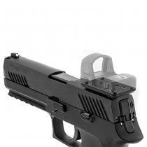 Leapers Super Slim RDM20 Mount SIG P320 Dovetail - Black