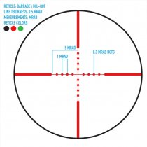 Firefield Barrage 1.5-5x32 Riflescope & Red Laser