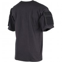 MFH Tactical T-Shirt Sleeve Pockets - Black - S