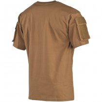 MFH Tactical T-Shirt Sleeve Pockets - Coyote - M