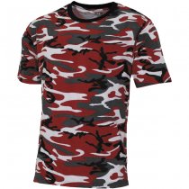 MFH Streetstyle T-Shirt - Urban Red Camo