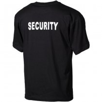 MFH Security Print T-Shirt - Black - 5XL