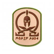 JTG Molon Labe Rubber Patch - Multicam