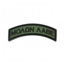 JTG Molon Labe Tab Rubber Patch - Forest