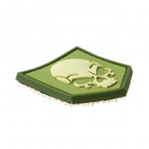 JTG SOF Skull Rubber Patch - Forest