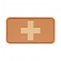 JTG Swiss Flag Rubber Patch - Desert