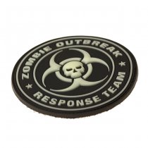 JTG Zombie Outbreak Rubber Patch - Glow in the Dark