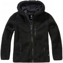 Brandit Ladies Teddyfleecejacket Hood - Black - S