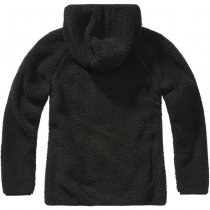 Brandit Ladies Teddyfleecejacket Hood - Black - M