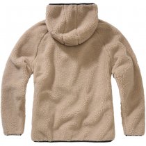 Brandit Ladies Teddyfleecejacket Hood - Camel - S