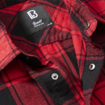 Brandit Checkshirt Sleeveless - Red / Black - 2XL