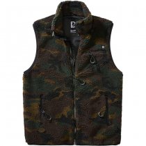 Brandit Teddyfleece Vest Men - Woodland - 2XL