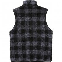 Brandit Teddyfleece Vest Men - Black / Grey - L