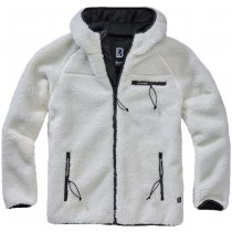 Brandit Teddyfleece Worker Jacket - White - S