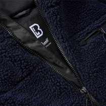 Brandit Teddyfleece Worker Jacket - Navy - L