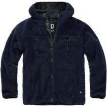 Brandit Teddyfleece Worker Jacket - Navy - 4XL